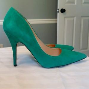 Kate Spade Heels, Green, Size 9.5